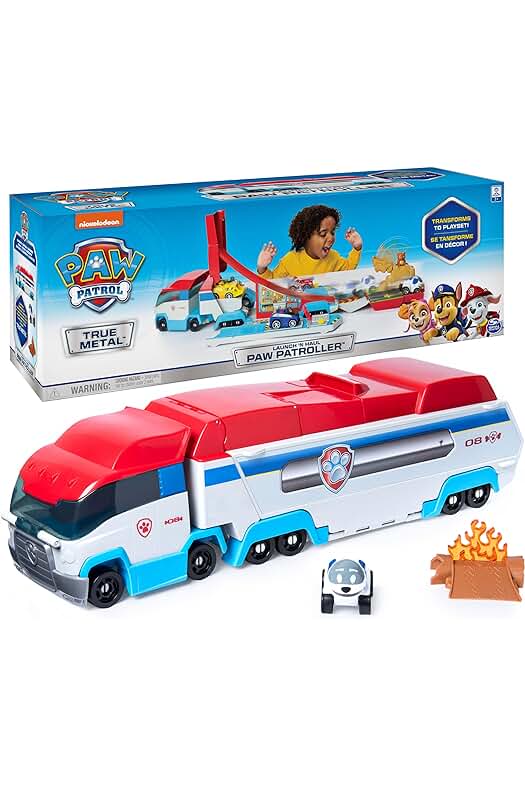 Autobús Lanzador Transformable Patrulla Canina - Juguete para Coches de Patrulla Canina - Niños 3+