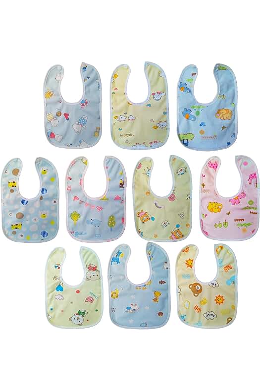 Baberos impermeables para bebés, prácticos y resistentes al agua