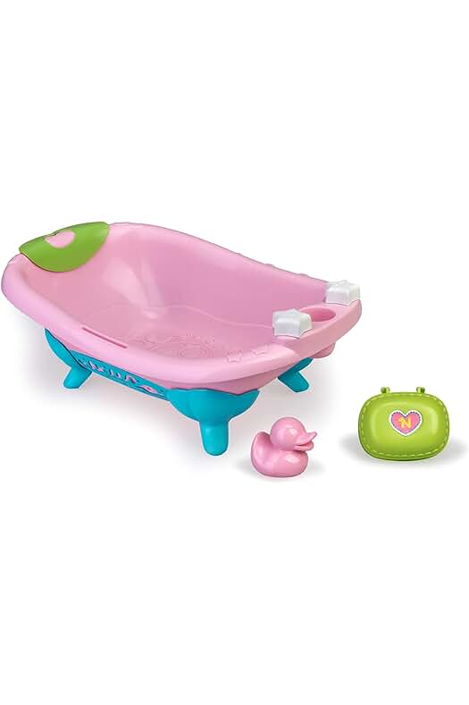 Bañera de juguete Nenuco para muñecos bebés - Accesorio de baño para niñas (1 año en adelante)