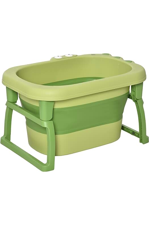 Bañera plegable para bebé: confort y seguridad en un diseño práctico y versátil.