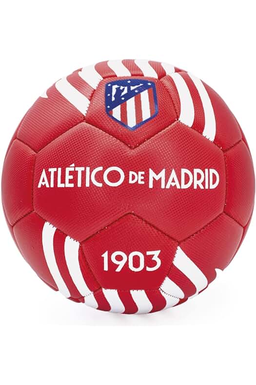 Balón Atlético de Madrid 1903 Oficial - Talla 5, Color Rojiblanco | ¡Compra Ahora!