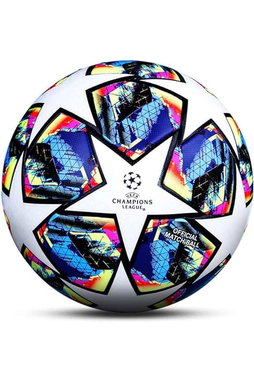 Balón de fútbol profesional para entrenamiento y diversión en interiores y exteriores.