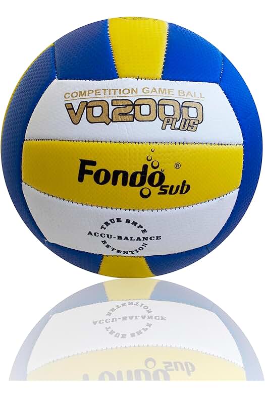 Balón de Voleibol Playa: Diseño Team VB7000, Cuero Sintético, Medida Oficial