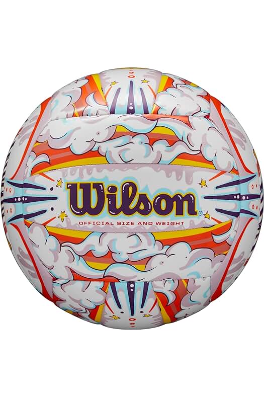 Balón de voleibol Wilson Graffiti Peace - Estilo y rendimiento en la cancha.