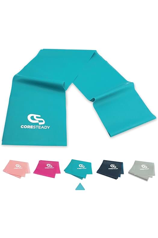 Banda elástica Coresteady para Tonificar y Desarrollar Fuerza Muscular - Incluye guía de Ejercicios.