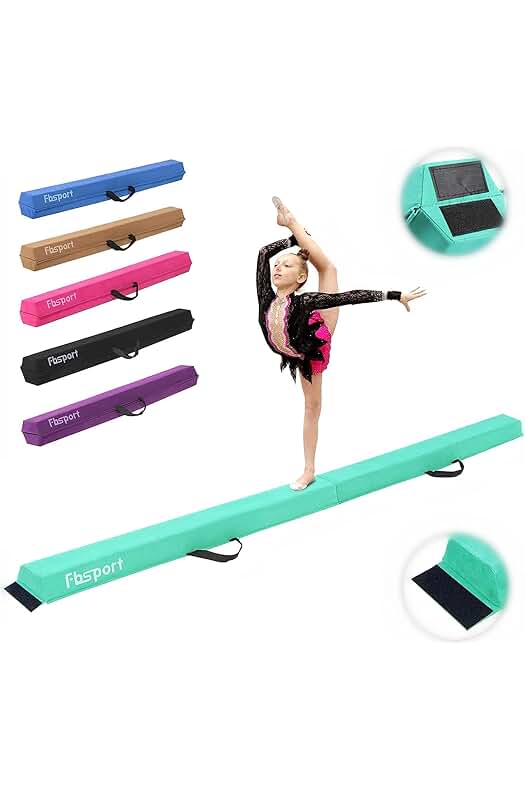 Barra de equilibrio plegable para niños - FBSPORT, viga de equilibrio gimnasia ritmica flocada.