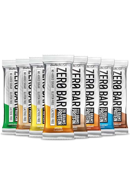 Barra de Proteína Bajo en Azúcar BioTechUSA Zero - Textura Crujiente y Deliciosos Sabores | Ideal para Dietas y Entrenamientos
