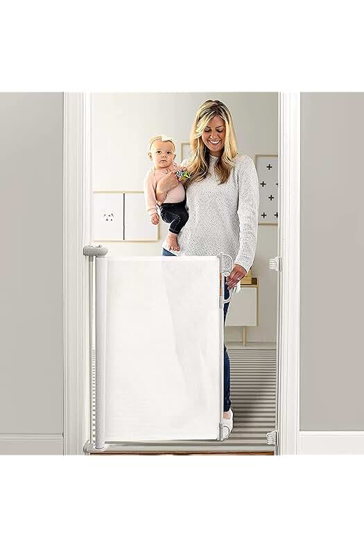 Barrera de Seguridad para Escaleras Momcozy: Protege a tus niños de forma segura.