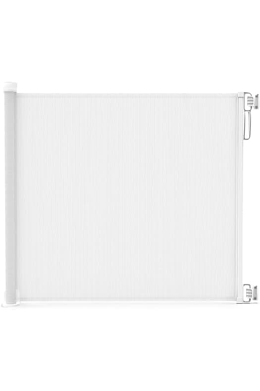 Barrera de seguridad para niños: Puerta extensible de 0-180 cm para escaleras y pasillos interiores y exteriores.