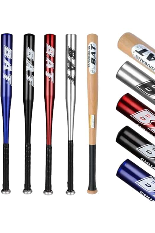 Bate de béisbol de Aluminio de 71,12cm - Diseño clásico para entrenamiento y juegos de pelota.