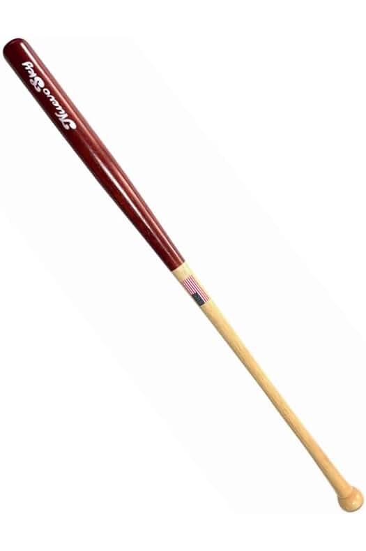 Bate de béisbol Sky, diseño original USA, madera ligera, ideal para entrenamiento y juegos de softball.