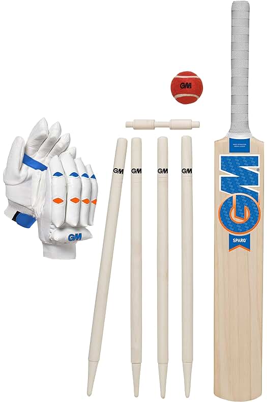 Bate de críquet juvenil Gunn & Moore Sparq con tocones, unisex, tamaño 32