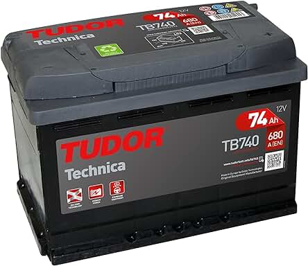 Batería de coche Tudor Technica TB740 - Potencia y rendimiento para tu vehículo