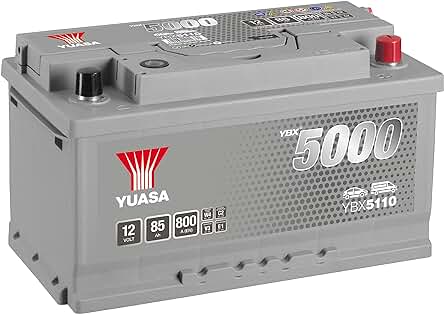 Batería de coche Yuasa YBX5110 Silver - Potente, confiable y duradera.