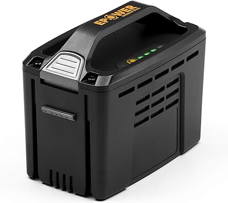 Batería de litio Alpina E-Power B 420 de 48V con indicador LED de carga.