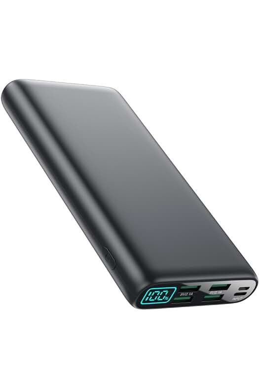 Bateria Externa Power Bank 33800mAh con 5 Salidas y 2 Entradas, Cargador Portatil de Gran Capacidad