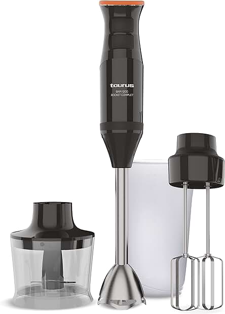 Batidora de mano Taurus BAPI 1200 Rocket - Potente, versátil y con diseño ergonómico.