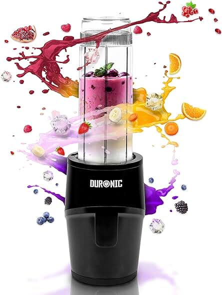 Batidora portátil Duronic BL510 de 500W | Ideal para Smoothies, Batidos y Cócteles