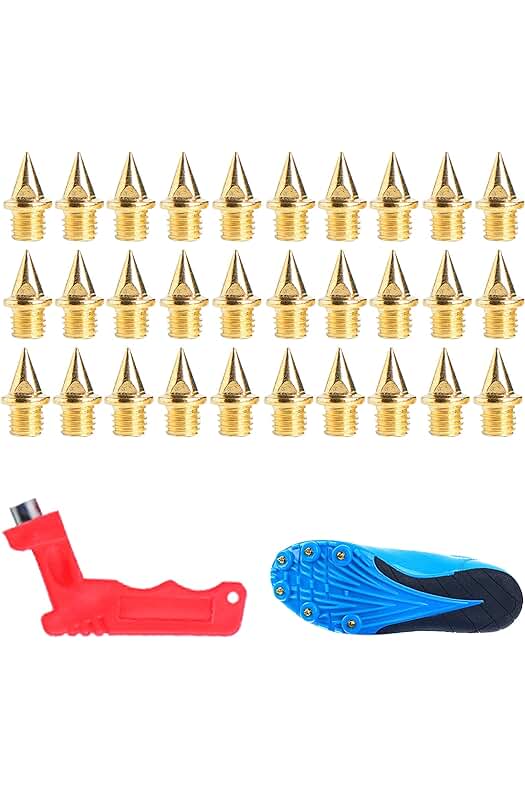 Bavooty Clavos de Pista: Clavos de Repuesto para Zapatos Deportivos, 30 Piezas