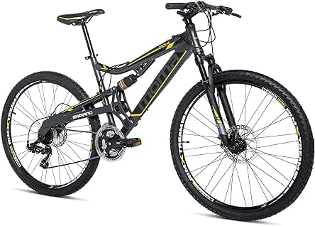 Bicicleta de montaña Moma Bikes Equinox5.0: ligera, duradera y con un excelente sistema de frenado.