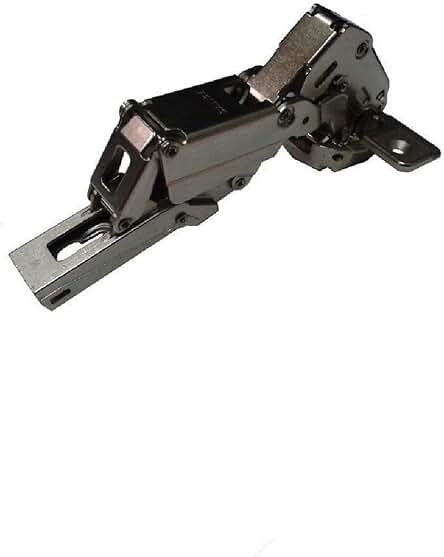 Bisagra Salice c2afa99 ajustable de 165 grados para montaje en placa de manera precisa.