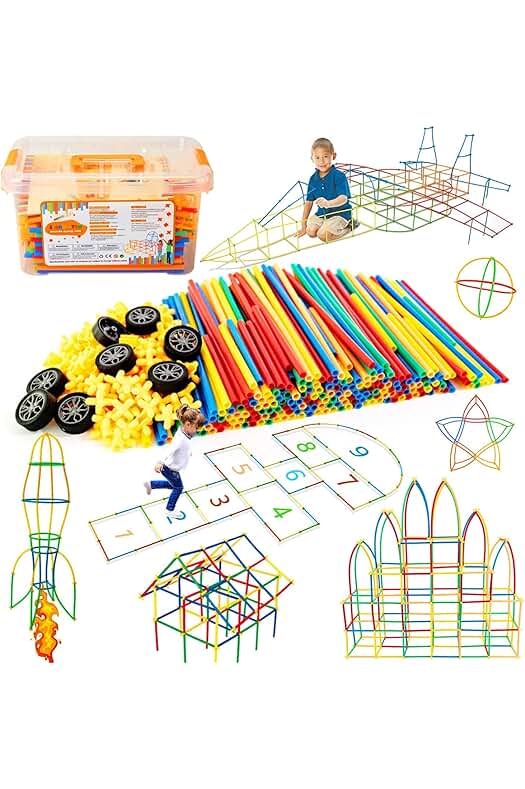 Bloques de construcción creativos - Juego de construcción educativo para niños de 3 años+
