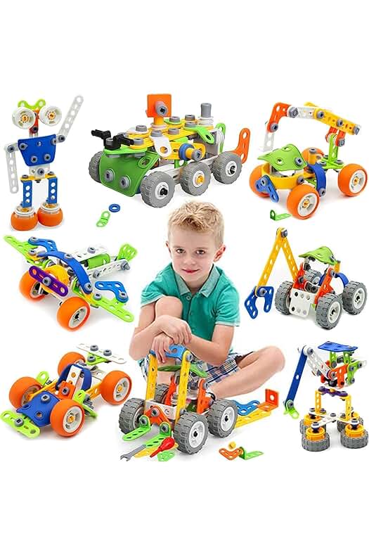 Bloques de Construcción Educativos: Juegos de Aprendizaje Divertidos para Niños de 5 a 10 Años.