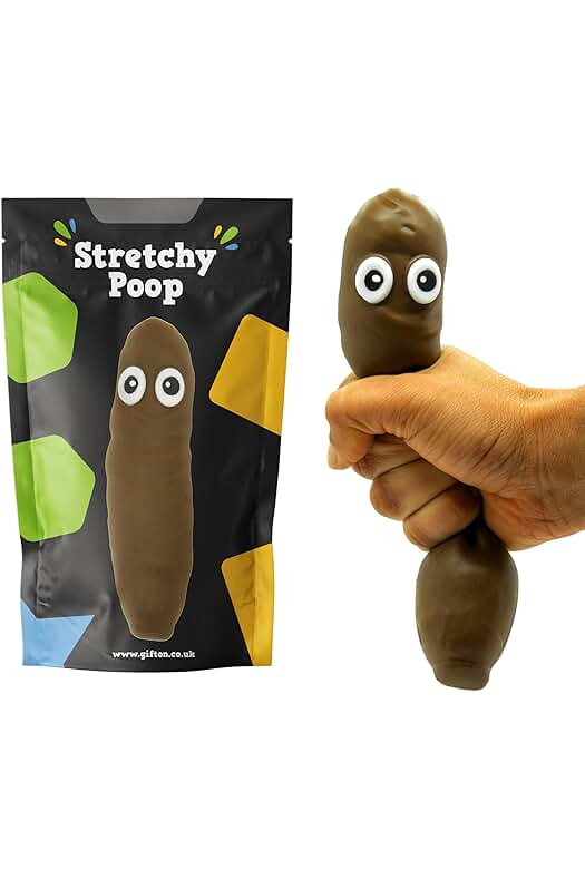 Bola antistrés divertida con forma de caca - Regalo perfecto para aliviar el estrés