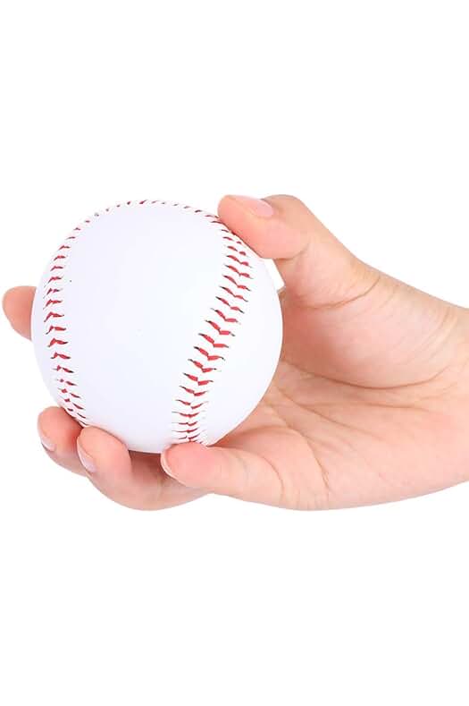 Bola de Béisbol de Goma de Vaca Tamaño Estándar 9 Pulgadas - Ideal para Entrenamiento y Práctica
