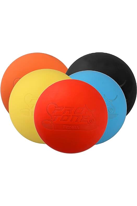 Bola de lacrosse para masaje y rehabilitación: PROTONE Lacrosse Bola de Punto de Activación (Azul)