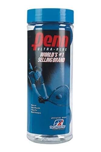Bolas de raquetbol Penn - Pack de 3 unidades en color azul