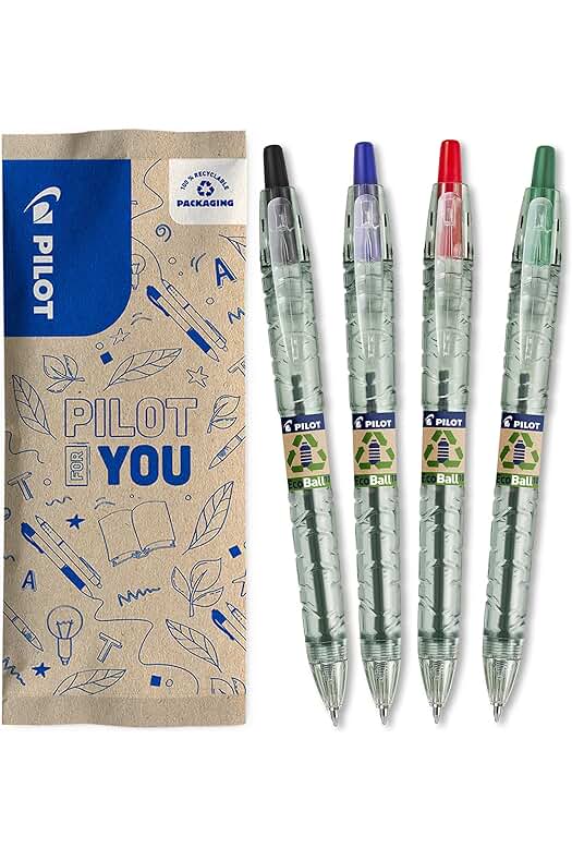 Bolígrafo ECOBALL 1mm - Tinta base aceite - Fabricado con plástico reciclado - Begreen