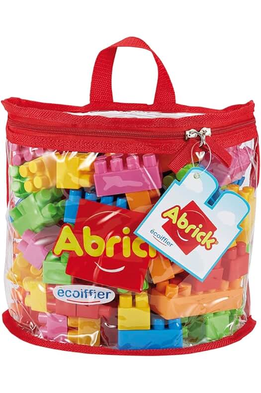 Bolsa de 100 Bloques de Construcción Ecoiffier Abrick - Ideal para Construir y Jugar