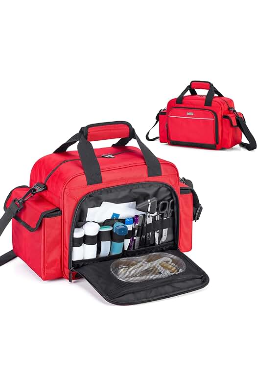 Bolsa de Primeros Auxilios Portátil para Estudiantes de Enfermería y Profesionales Médicos.