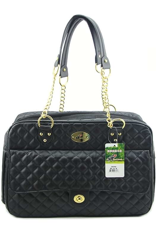 Bolsa de transporte para mascotas con asas de cadena PBB03 - ¡Ideal para viajar con comodidad!