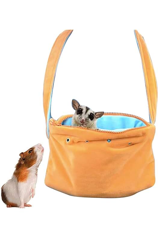 Bolsa de transporte portátil para animales pequeños - Ideal para erizos, loros, conejillos de indias.
