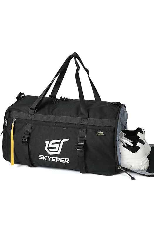 Bolsa Deporte Multifuncional con Compartimentos para Zapatos, Ideal para Gym, Viajes y Actividades al Aire Libre