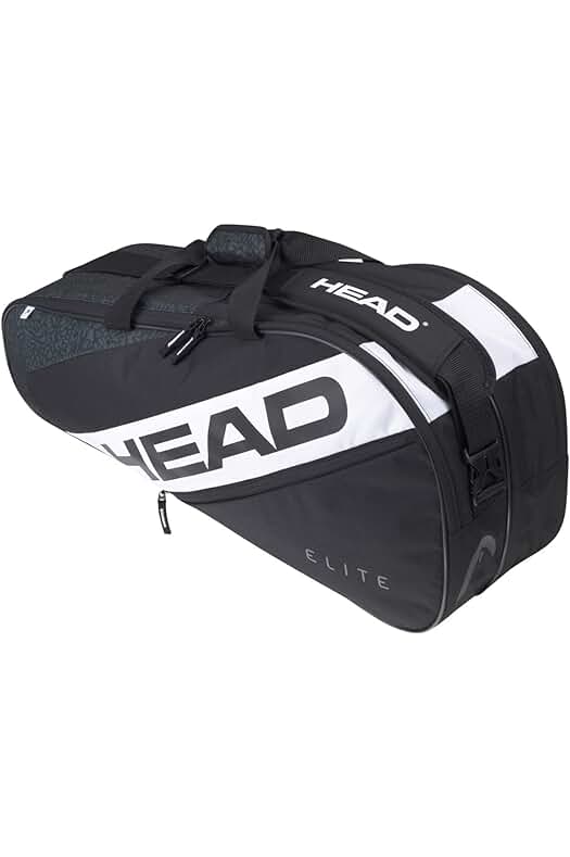 Bolsa deportiva HEAD Elite 6R para transportar tus raquetas de tenis con estilo.