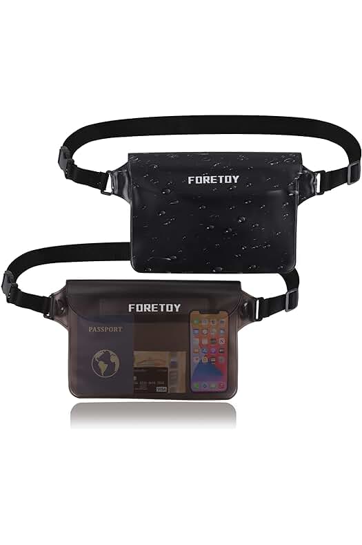 Bolsa estanca impermeable IP68 para deportes acuáticos, playa, natación, conducción, kayak y más.