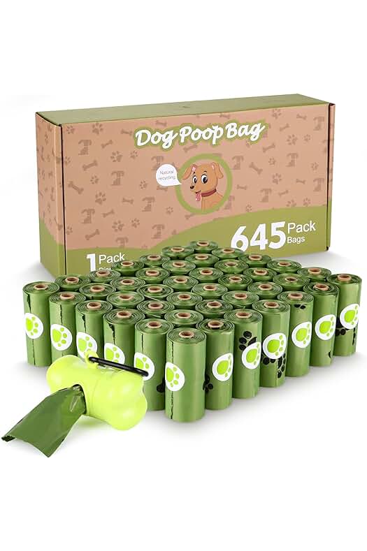 Bolsas para Perros: Ecológicas, Resistentes y a Prueba de Fugas con Dispensador incluido.
