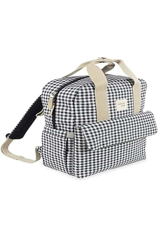 Bolso Mochila Walking Mum Vichy: Práctico y versátil accesorio para llevar todo lo necesario.