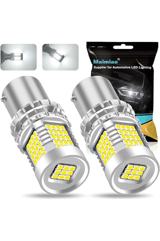 Bombilla LED 12V Maimiao, potente iluminación para automóviles, sin errores y de bajo consumo.