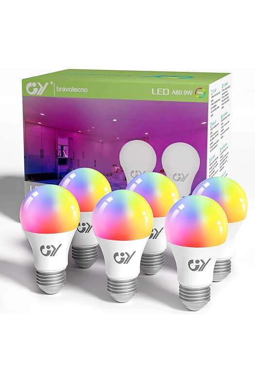 Bombilla LED inteligente E27 - Regulable y compatible con Alexa y Google Home.