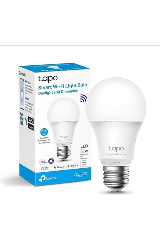 Bombilla LED Inteligente TP-Link TAPO L520E - Control por WiFi, Compatible con Alexa y Google Home