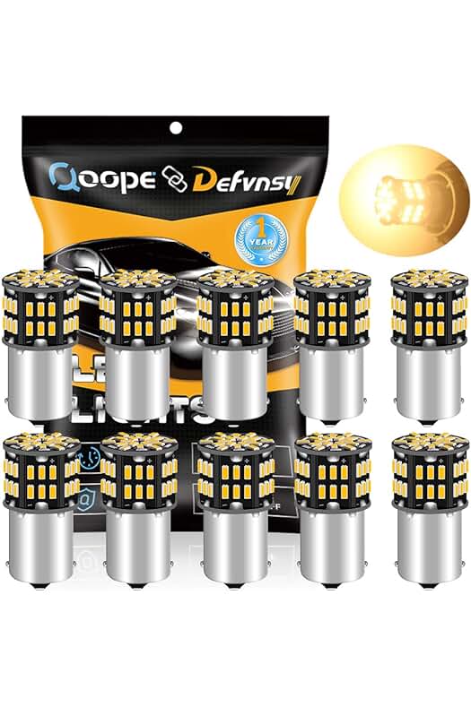 Bombillas LED 3000K - Paquete de 10 - Iluminación interior de RV, remolque, barco y patio.