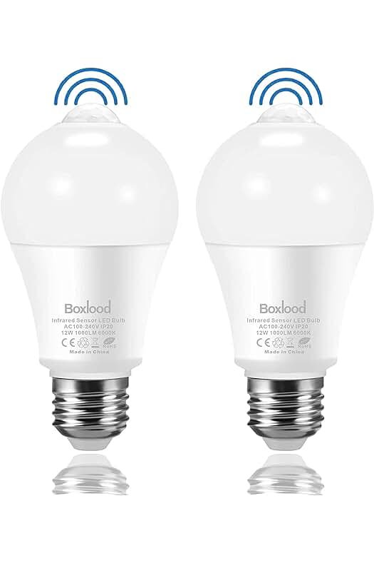 Bombillas LED con sensor de movimiento para una iluminación segura y eficiente.