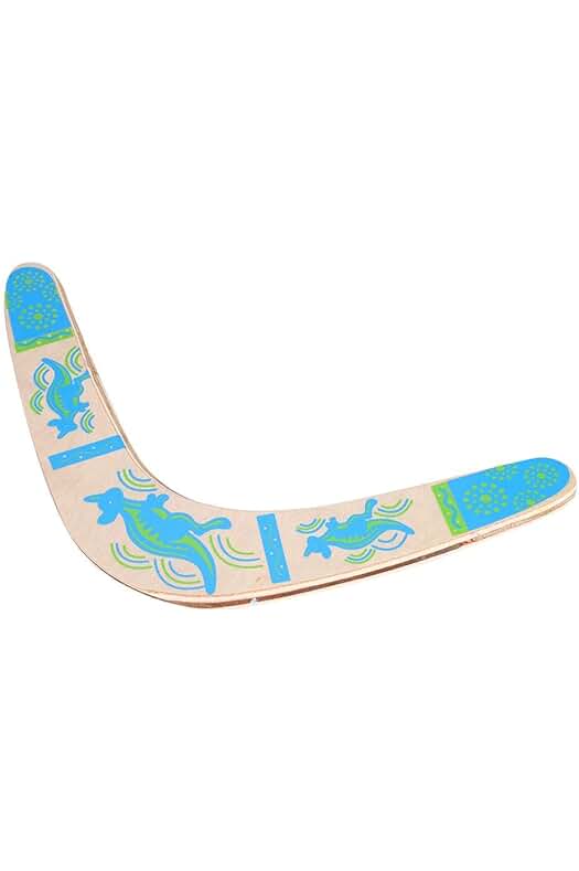 Boomerang de Madera para Juegos al Aire Libre - Divertido Juguete Deportivo de Vuelta