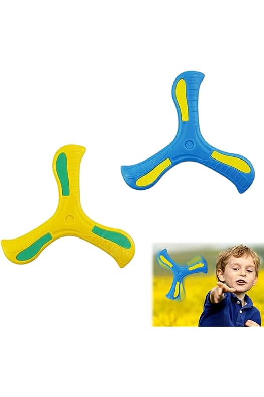 Boomerang para niños: Diviértete al aire libre con este juguete estimulante para niños.