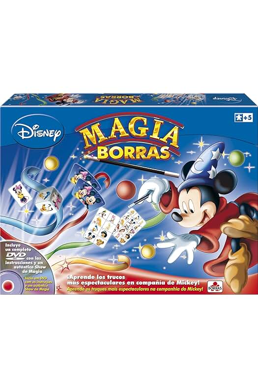 BORRAS Magia Edición Mickey: Aprende 15 trucos mágicos con DVD. Ideal para niños de 5+ años.