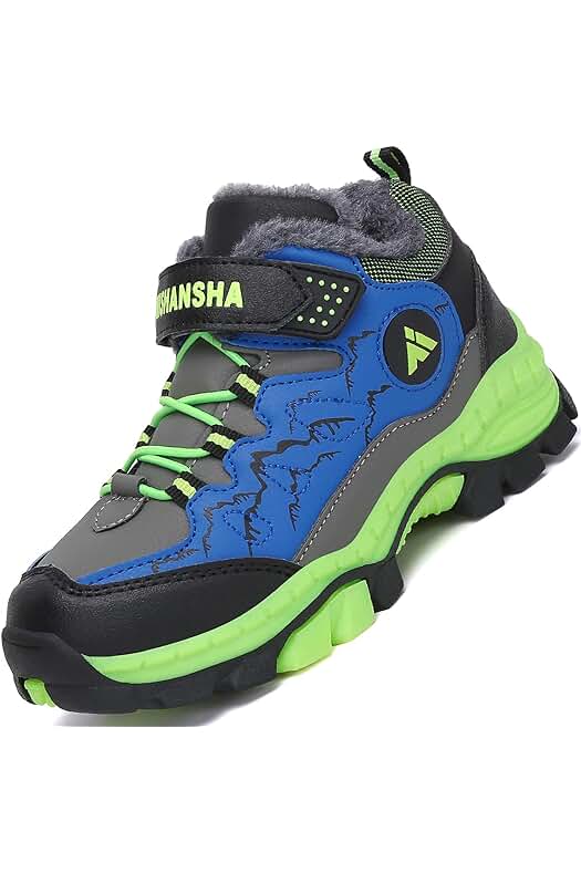 Botas de Trekking Mishansha: Cálidas, Resistentes y Perfectas para Senderismo en Niños y Niñas.